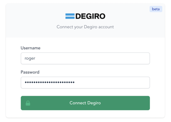 Degiro Authentication
